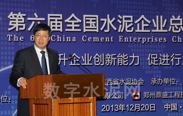 中国水泥协会技术中心主任王郁涛主持会议